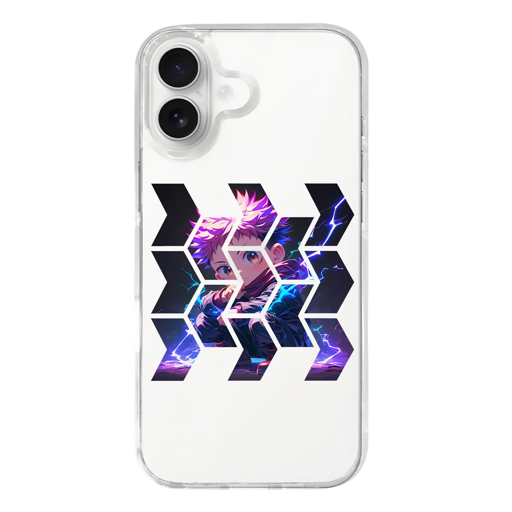 呪術廻戦 グッズ,虎杖 悠仁 - iPhone 17シリーズ 透明スマホケース – 薄型・耐衝撃・精密フィット保護カバー